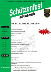 Plakat Schützenfest 2016 Vers. 2 Bild